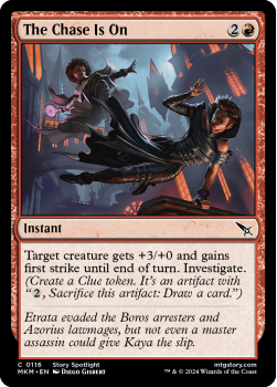 The Chase Is On (FOIL) single card from Magic the Gathering