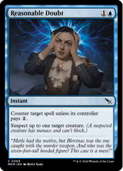 Reasonable Doubt (FOIL) single card from Magic the Gathering