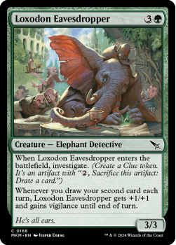 Loxodon Eavesdropper (FOIL) single card from Magic the Gathering