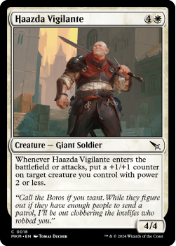 Haazda Vigilante single card from Magic the Gathering