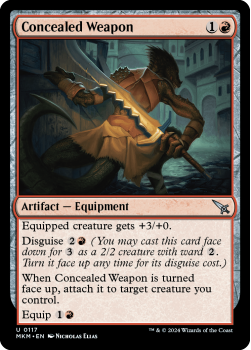Concealed Weapon single card from Magic the Gathering