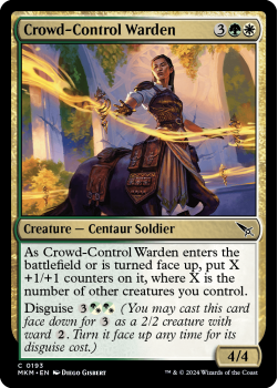 Crowd-Control Warden (FOIL) single card from Magic the Gathering