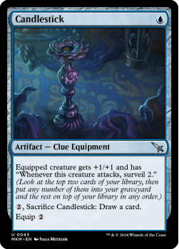 Candlestick (FOIL) single card from Magic the Gathering
