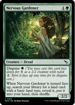 Nervous Gardener (FOIL) single card from Magic the Gathering