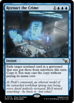 Reenact the Crime (FOIL) single card from Magic the Gathering