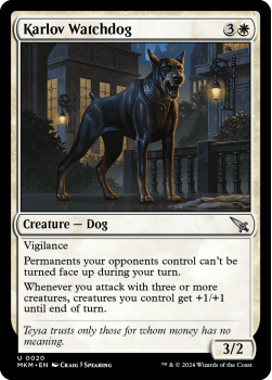 Karlov Watchdog (FOIL) single card from Magic the Gathering