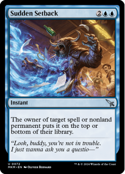 Sudden Setback (FOIL) single card from Magic the Gathering