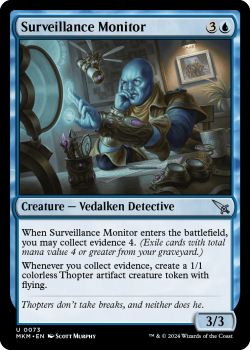 Surveillance Monitor (FOIL) single card from Magic the Gathering