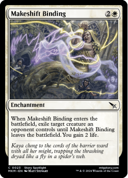 Makeshift Binding (FOIL) single card from Magic the Gathering