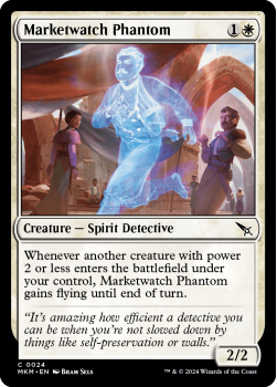 Marketwatch Phantom (FOIL) single card from Magic the Gathering