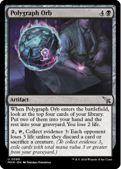 Polygraph Orb (FOIL) single card from Magic the Gathering