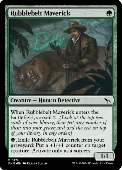 Rubblebelt Maverick (FOIL) single card from Magic the Gathering