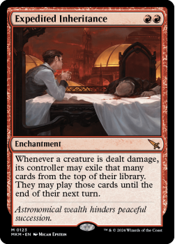 Expedited Inheritance (FOIL) single card from Magic the Gathering