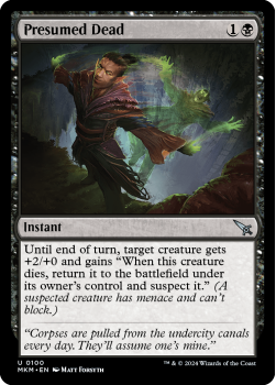 Presumed Dead (FOIL) single card from Magic the Gathering