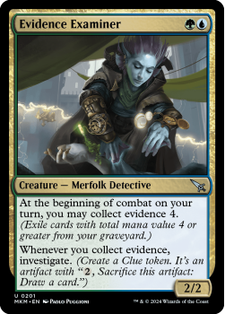 Evidence Examiner (FOIL) single card from Magic the Gathering