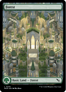 Forest (FOIL) single card from Magic the Gathering
