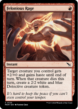 Felonious Rage single card from Magic the Gathering