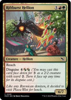 Riftburst Hellion (FOIL) single card from Magic the Gathering