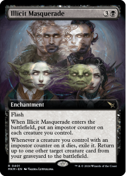 Illicit Masquerade (EXTENDED)(FOIL) single card from Magic the Gathering