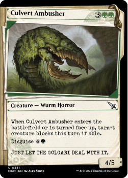 Culvert Ambusher (SHOWCASE DOSSIER)(FOIL) single card from Magic the Gathering