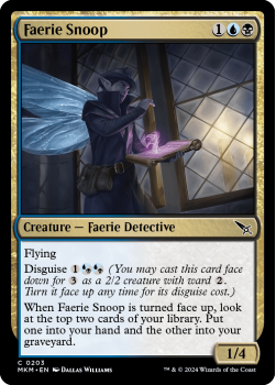 Faerie Snoop (FOIL) single card from Magic the Gathering