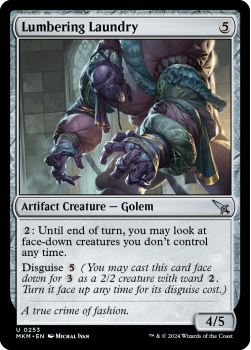 Lumbering Laundry (FOIL) single card from Magic the Gathering