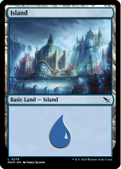 Island (FOIL) single card from Magic the Gathering