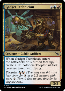 Gadget Technician (FOIL) single card from Magic the Gathering