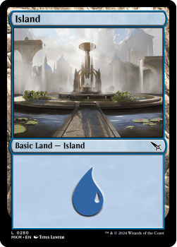 Island single card from Magic the Gathering