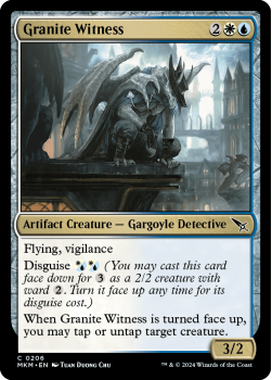 Granite Witness (FOIL) single card from Magic the Gathering