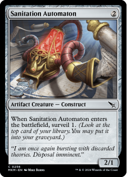 Sanitation Automaton (FOIL) single card from Magic the Gathering