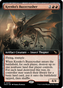 Krenko's Buzzcrusher (EXTENDED)(FOIL) single card from Magic the Gathering
