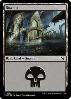 Swamp single card from Magic the Gathering