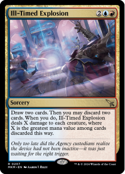 Ill-Timed Explosion single card from Magic the Gathering