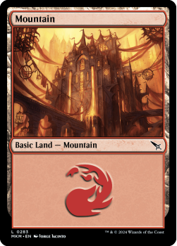 Mountain (FOIL) single card from Magic the Gathering