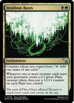 Insidious Roots (FOIL) single card from Magic the Gathering