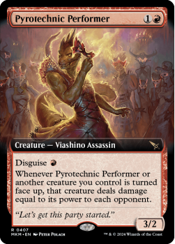 Pyrotechnic Performer (EXTENDED) single card from Magic the Gathering