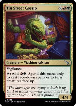 Tin Street Gossip (FOIL) single card from Magic the Gathering