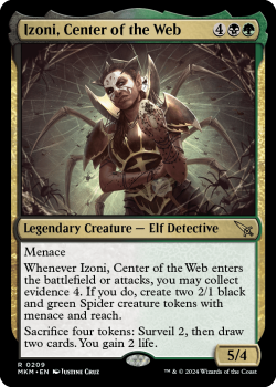 Izoni, Center of the Web single card from Magic the Gathering