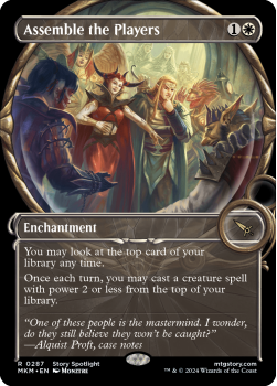 Assemble the Players (SHOWCASE)(FOIL) single card from Magic the Gathering