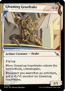Gleaming Geardrake (SHOWCASE DOSSIER) single card from Magic the Gathering