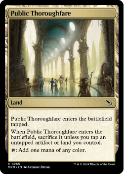 Public Thoroughfare (FOIL) single card from Magic the Gathering