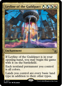 Leyline of the Guildpact (FOIL) single card from Magic the Gathering