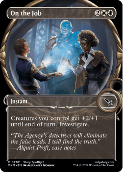 On the Job (SHOWCASE)(FOIL) single card from Magic the Gathering