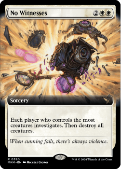 No Witnesses (EXTENDED) single card from Magic the Gathering