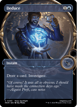Deduce (SHOWCASE)(FOIL) single card from Magic the Gathering