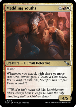 Meddling Youths (FOIL) single card from Magic the Gathering