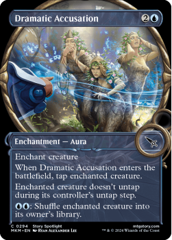 Dramatic Accusation (SHOWCASE)(FOIL) single card from Magic the Gathering