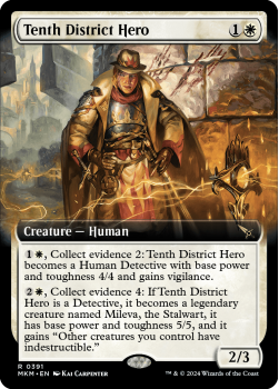 Tenth District Hero (EXTENDED)(FOIL) single card from Magic the Gathering