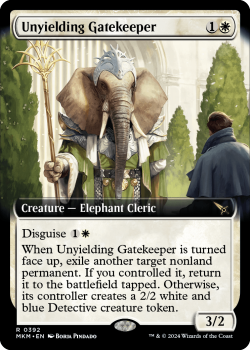 Unyielding Gatekeeper (EXTENDED)(FOIL) single card from Magic the Gathering